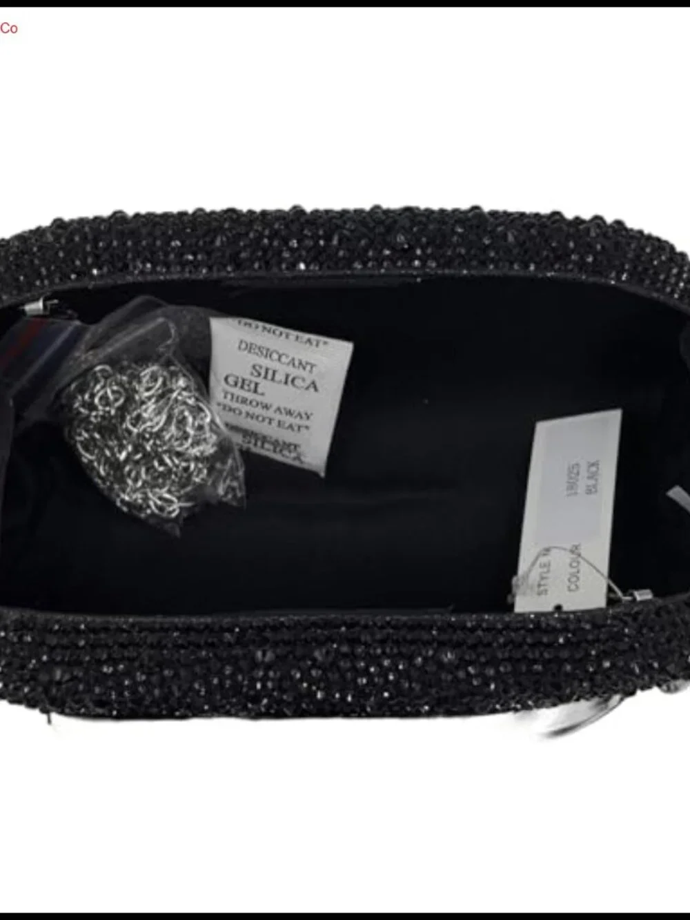 Rhinestone Crystal Clutch Evening Bag with Detachable Chain Strap